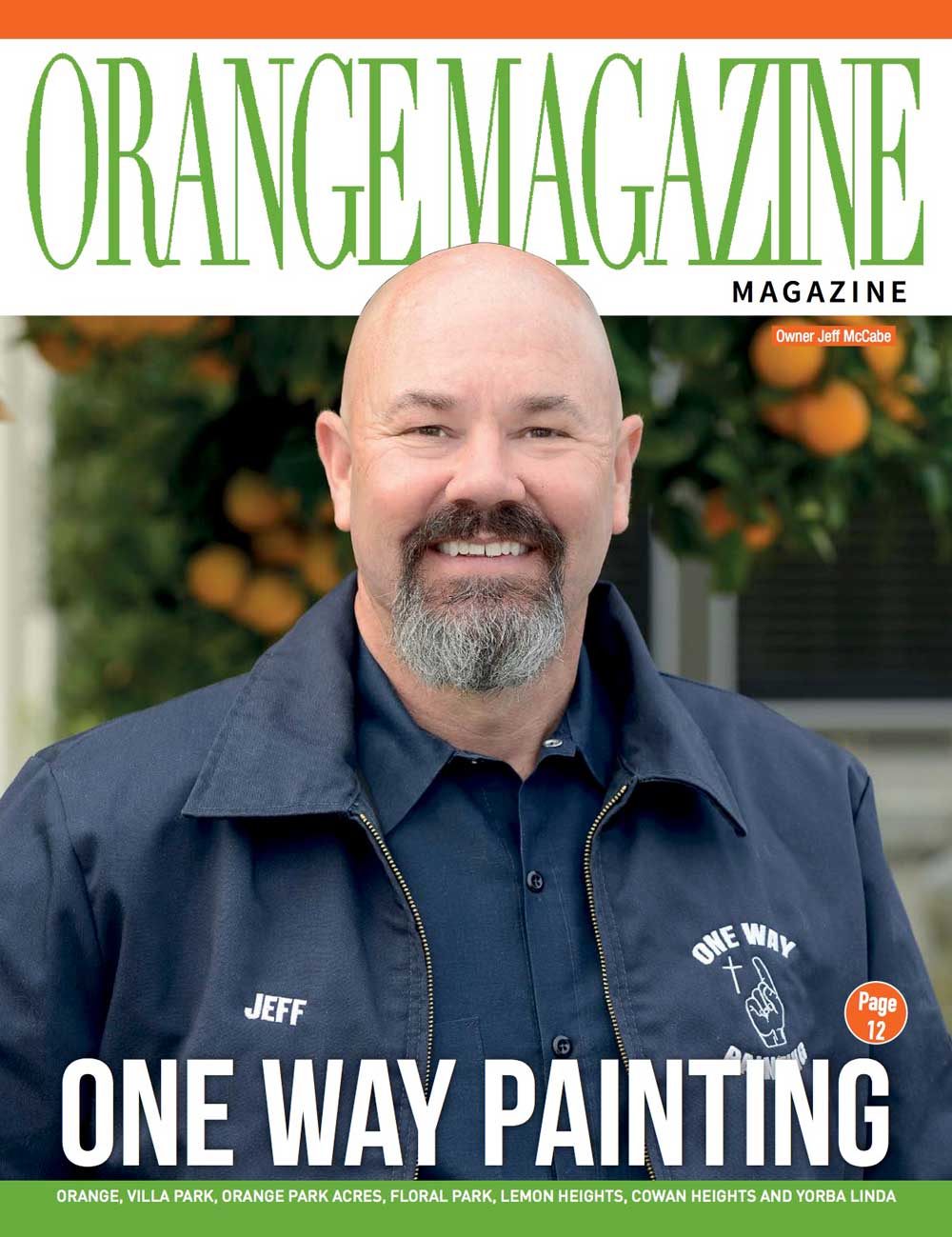Jeff McCabe on cover of South County magazine